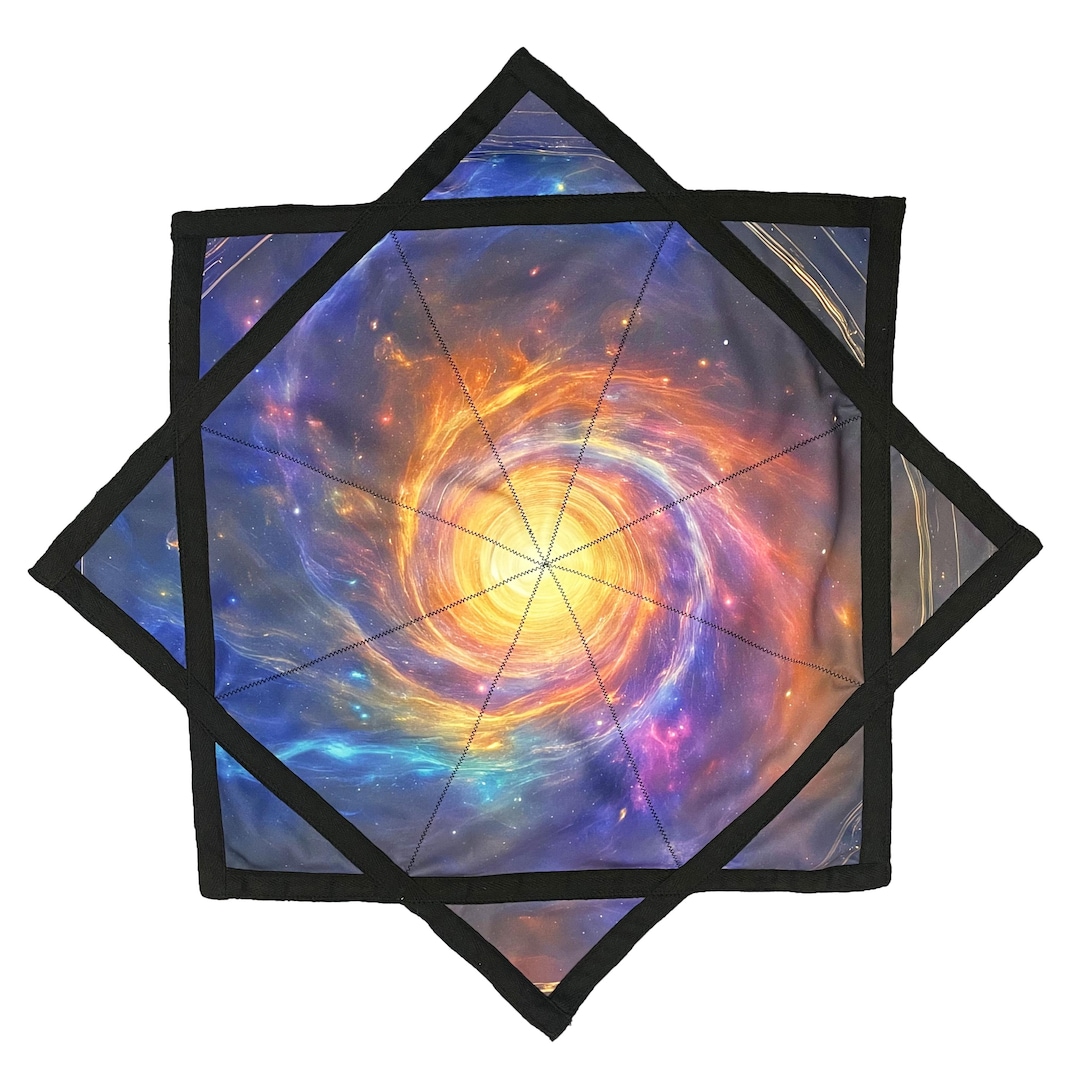 BVCY Flowstar Custom Customize Personalized Beginners Flow Star Spinning Cloth Easy To Rotate Sided Print Double Stitched Flow Toy Dapo Star 27 Inch