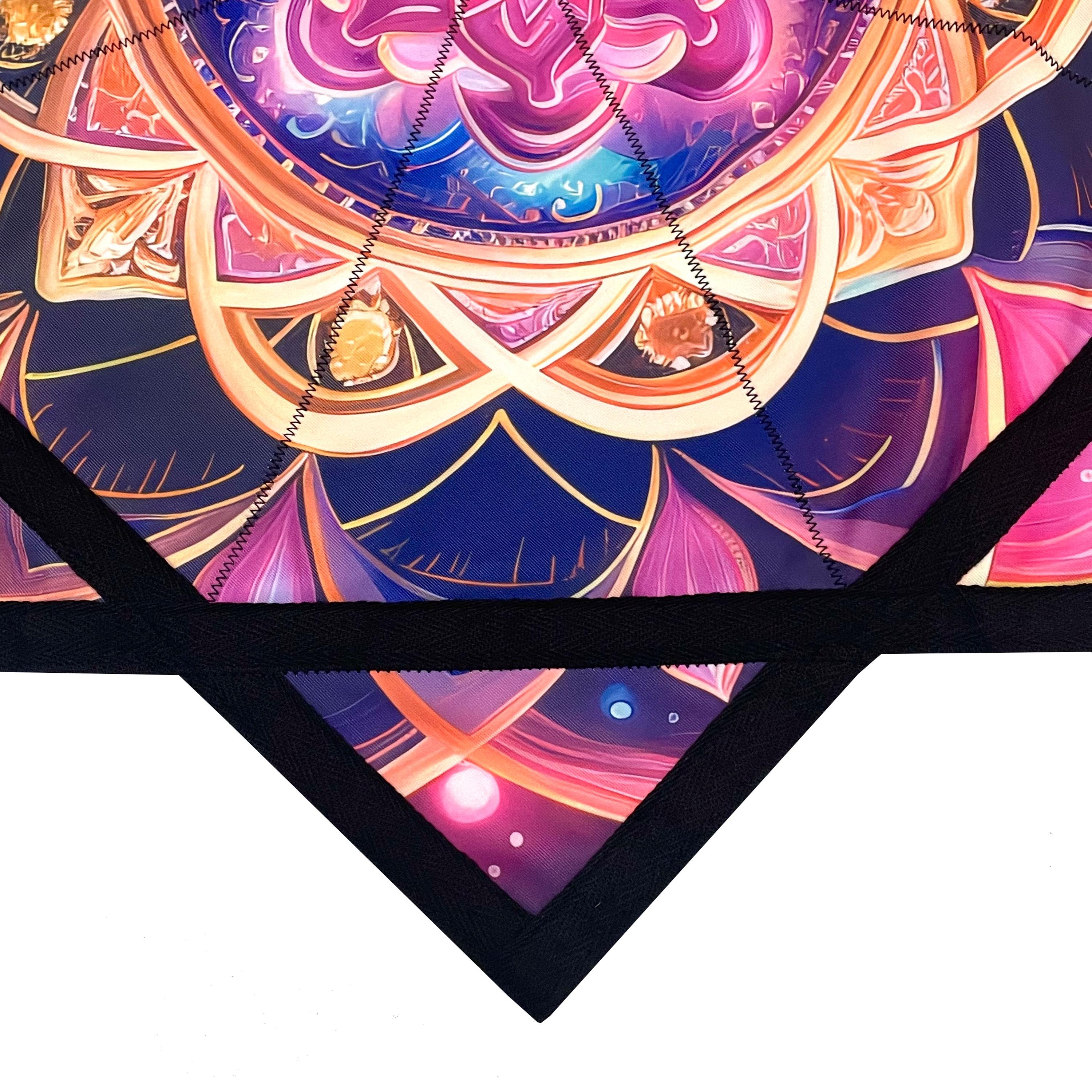 BVCY Flowstar Custom Customize Personalized Beginners Flow Star Spinning Cloth Easy To Rotate Sided Print Double Stitched Flow Toy Dapo Star 27 Inch