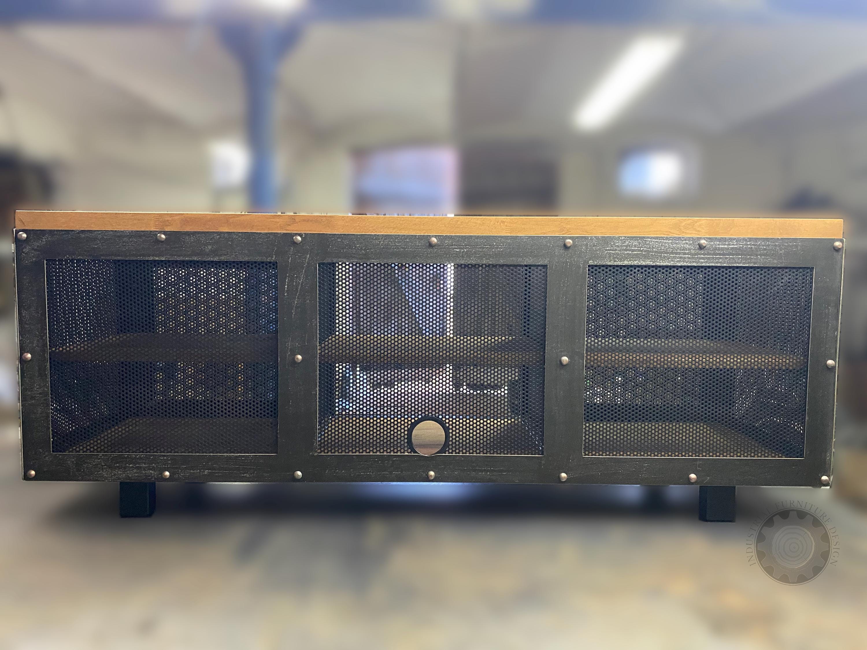 Industrial TV Loft TV Unique TV Stand Steel Tv — free download