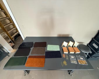 DIY Journal Kit - The Everywhere DIY Notebook – Build Your Own Vegan Leather Journal – Custom Travelers Notebook Kit A5 and A6