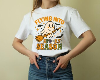Halloween Ghost PNG – Cute Spooky Season Ghost | Digital Download (PDF with Google Drive Link for Sublimation & T-Shirts)
