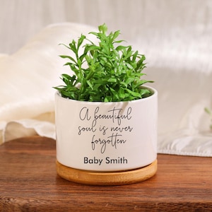 Miscarriage Gift Child Loss Remembrance | Infant Loss Memorial Memorial Planter|Grieving Sorry For Your Loss|Succulent Pot Memorial Planter