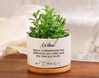 Personalized Nurse Planter Gift: Healthcare Worker Appreciation