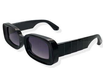 Square Fashion Chunky Retro Sunglasses