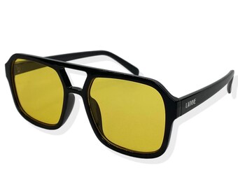 UNISEX Fashion Square Sunglasses Vintage Frame Retro Design