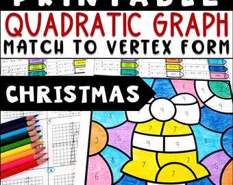 Christmas Quadratic Equation In Vertex Form From A Graph Coloring Activity