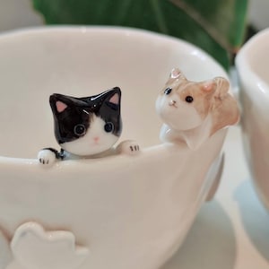 Custom Pet Mug, Pet Figure Mug, Handmade Ceramic Mug, Handmade Dog Mug, Personalized Pet Mug, Birthday Gift, Christmas Gift, Coffee Mug