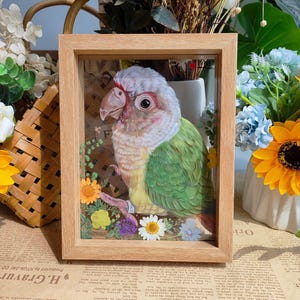 Pintura a óleo personalizada para animais de estimação com moldura: Arte personalizada em memória de cães
