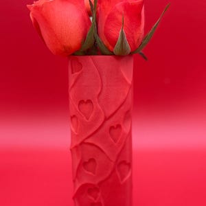 Heart flower vase, Valentines Day vase, love vase, flower vase, Great Gift Idea