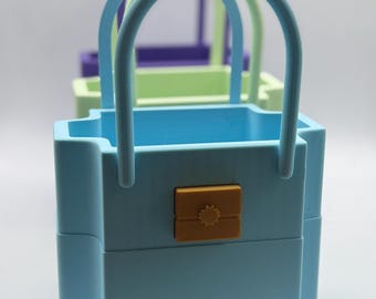 Versatile 3D-Printed Chic Purse – Stylish, Contemporary, Elite Fashion, Durable, and Functional