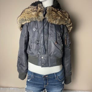 ジャケット・アウター archive BIGI N-2B N2B leather flight Jkt Alpha Industries Men's N-2B Bomber Jacket, Black, Medium