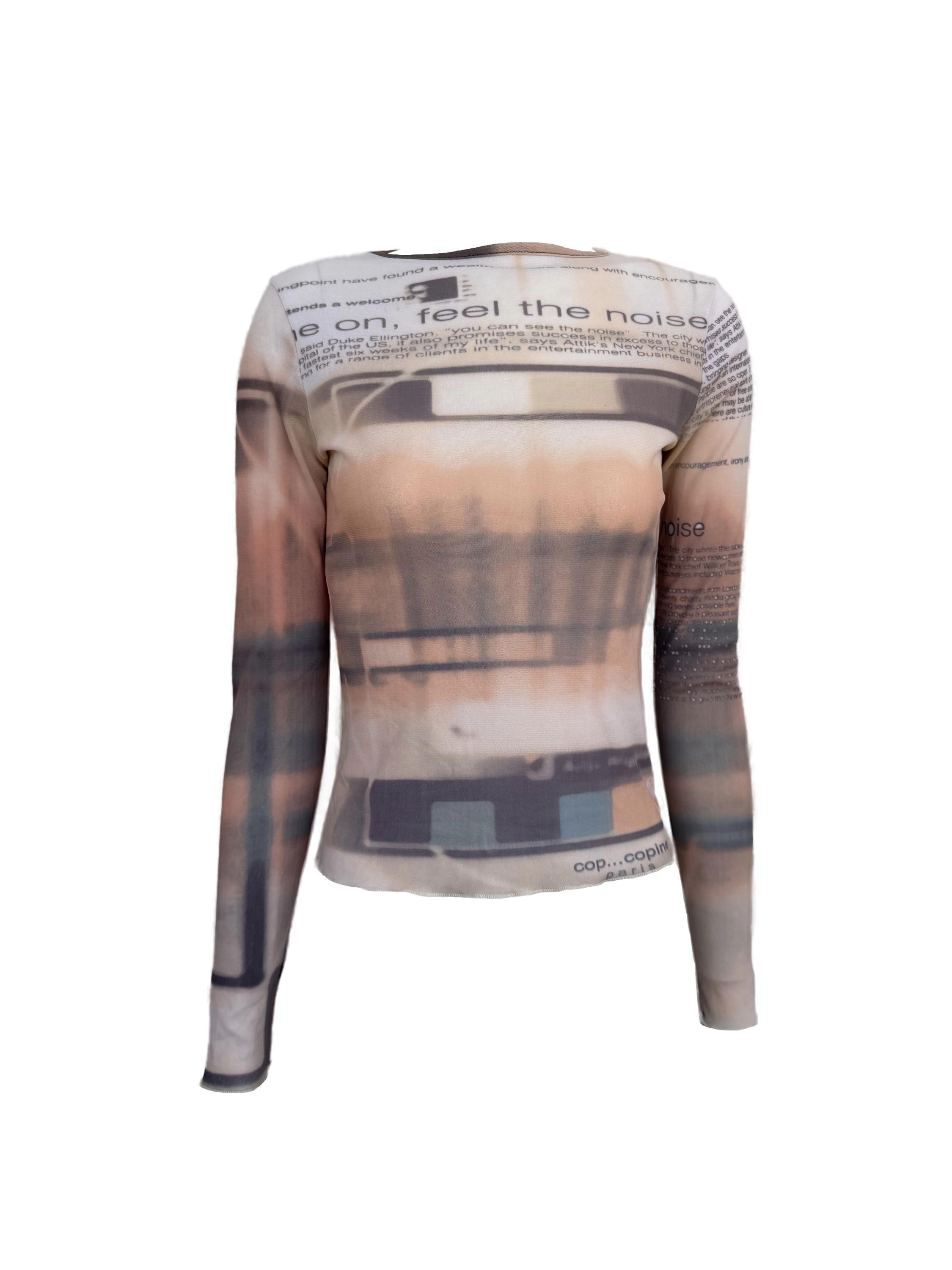 Cop Copine Mesh Top - Etsy