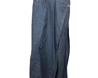 COP COPINE Archivio Pantaloni vintage con maxi gonna cargo midi Jeans denim anni 2000