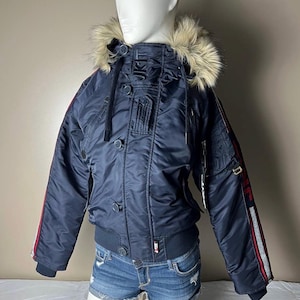 Y2k Puffer Jacket With Fur - Etsy Canada