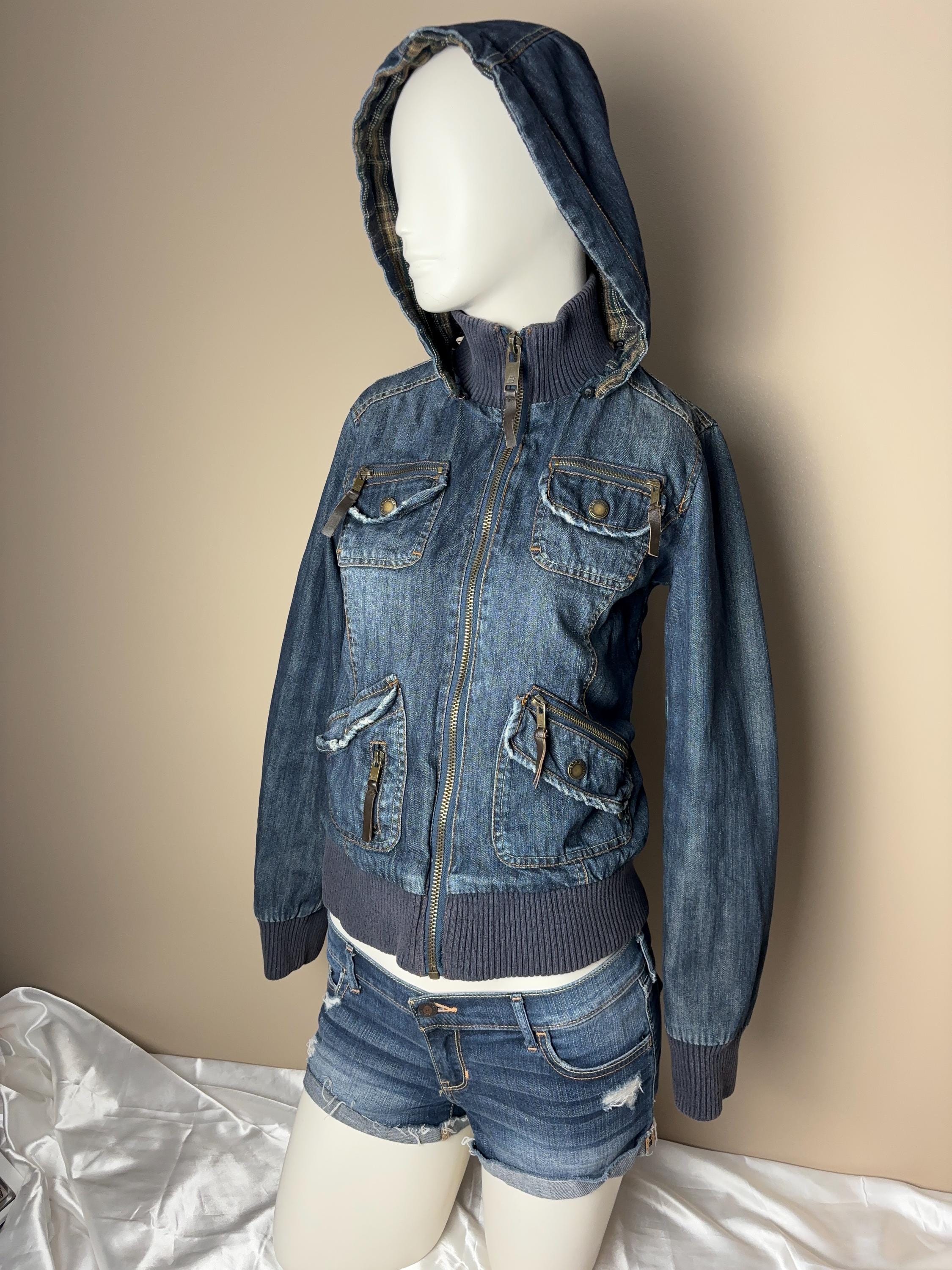 Y2k Denim Jacket - Etsy Canada