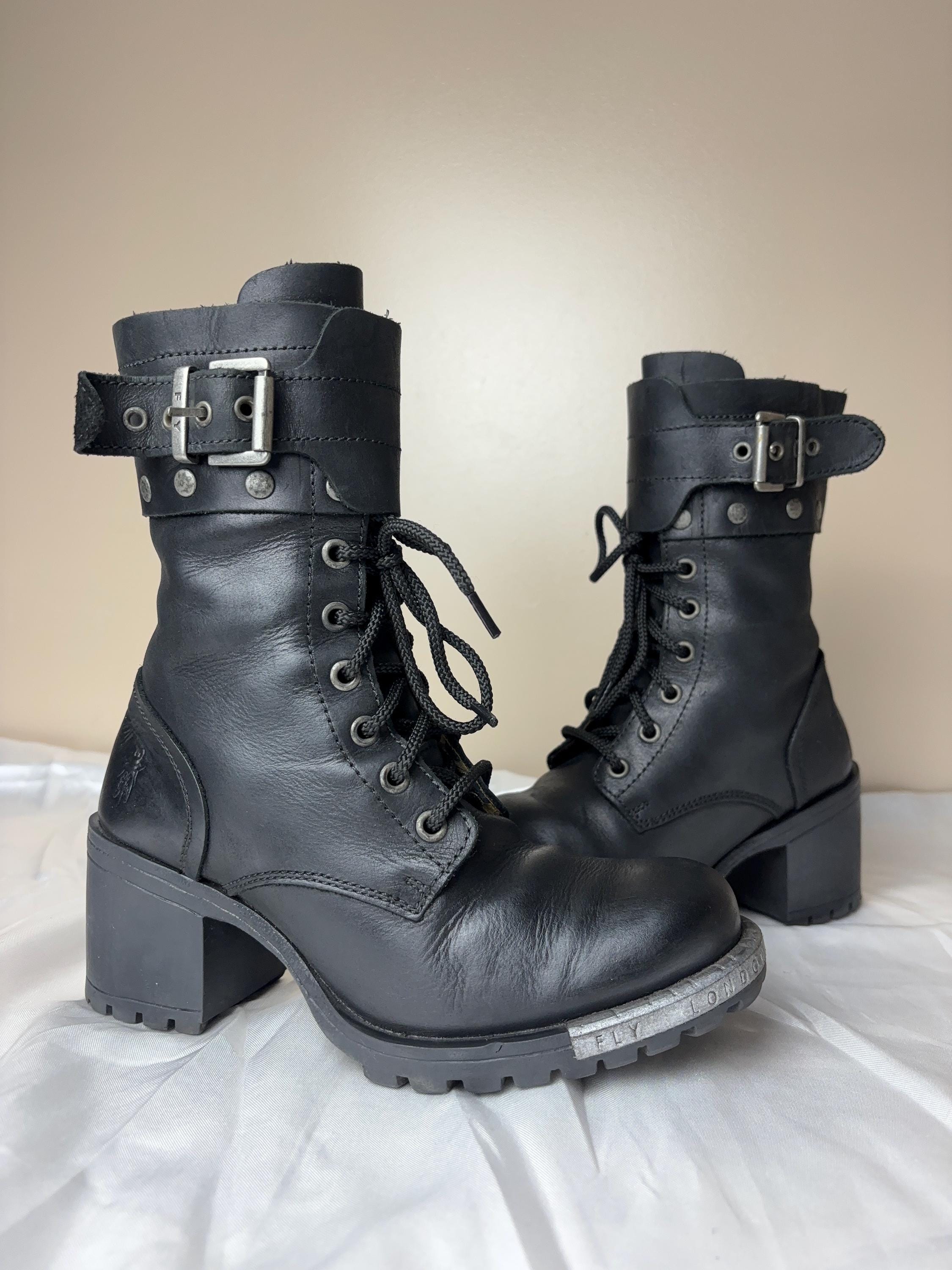 【希少】balenciaga archive buckle boots Balenciaga - Knife buckled leather ankle boots | Plush 【希少