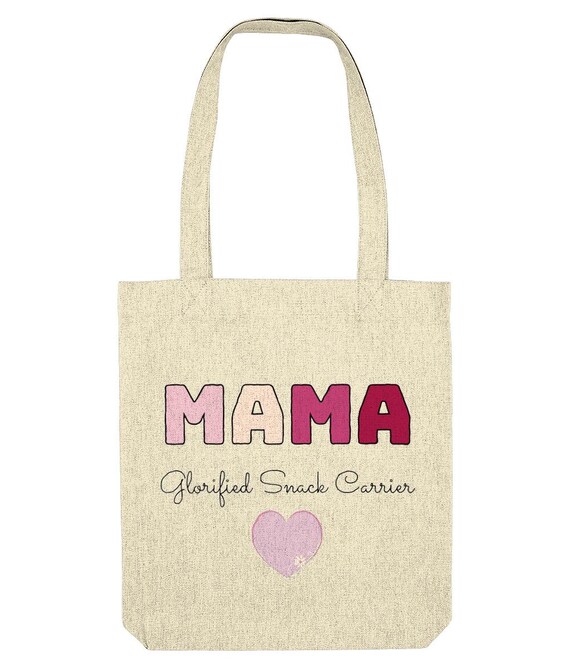 MAMA- Glorified Snack Carrier Tote Bag| Mom Gift| Mom Bag| Mum to