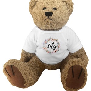 Personalised Baby Name Teddy Bear