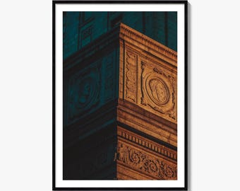 New York City Fine Art Fototryck, Stenfasadposter, Manhattan Väggdekoration