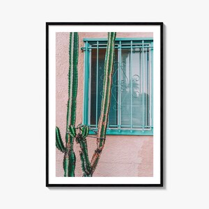 Kaktus Poster Kunstdruck | Farbfotografie Poster, Wüsten Dekor, Wand Kunst, Botanische Kunst, Natur Fotografie, Geschenkidee