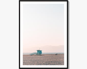 Venice Beach Lifeguard Tower Fine Art Photo Print, Los Angeles Wall Decor