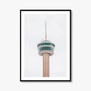 Tower Of The Americas Print: Vintage San Antonio Photography