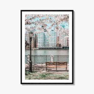 桜のプリント | ファインアートカラー写真ポスター | 花柄の壁アート装飾、日本の桜の写真