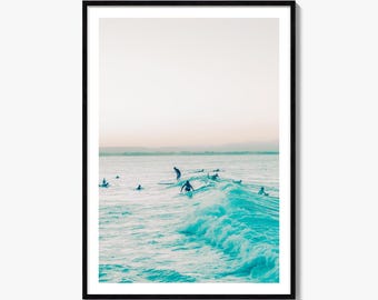 Byron Bay Surfer Fine Art Photo Print, The Pass Poster, Australia Wall Decor