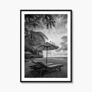Fine Art Beach Print, Black & White Photography Poster, Coastal Wall Art, Nautical Decor, Ocean Photography, Modern Home Decor