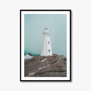 Cape Spear Lighthouse Fine Art Photo Print, St John&#39;s Newfoundland and Labrador