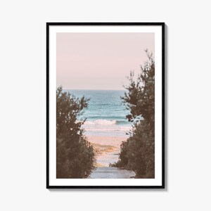 Beach Path Fine Art Photography Color Poster Print