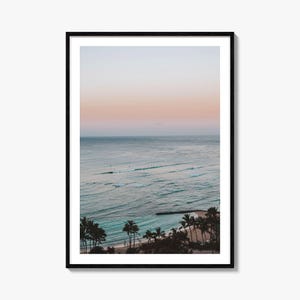 Calm Sunset Print, Fine Art Farbe Fotografie Poster, Wandkunst für Wohnkultur, schöne Natur Fotografie, entspannendes Ambiente