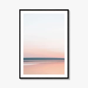 Ruhiger Sonnenuntergang Poster | Fine Art Farbfotografie Poster | Natur Wand Kunst | Serene Wohnkultur | Perfektes Geschenk für Kunstliebhaber