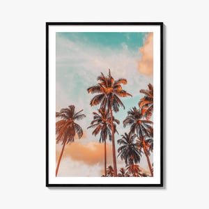 Palm Trees Fine Art Print: Tropical Beach Photography