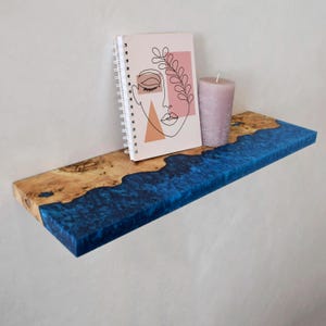Epoxy&Wooden Floating Shelf,Modern Epoxy Wall Shelf,Epoxy Wall Decor,Wood Floating Shelves living room,kitchen,bar,bedroom,handmade shelf