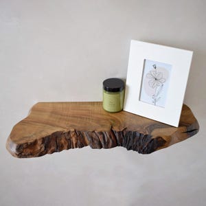 Live Edge Shelves,Floating Shelf,Rustic Home Decor,Solid Wood Shelf,Long Book Shelves,Kitchen Shelf,Custom Wooden Shelves,Walnut Shelf