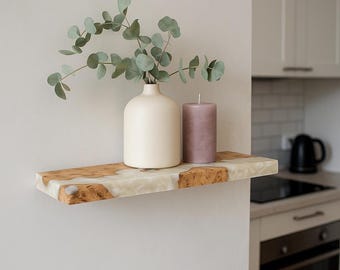 Modern Wood Wall Shelf for kitchen – custom floating shelves for bedroom,living room