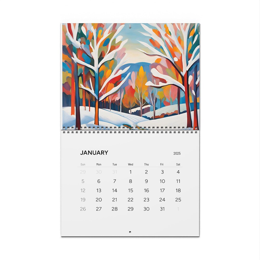 Wall Calendar, Matisse Style Wall Calendar 2025 for Office or Home