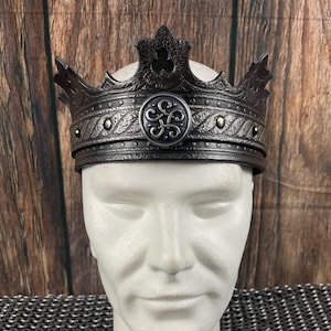 Nordische König oder Königin Krone - handgefertigt - perfekt für Larp, Cosplay, Renfair, Mittelalter Events, Kino und Theater
