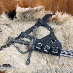 調整可能な剣ホルダー：中世LARPコスプレ鞘
