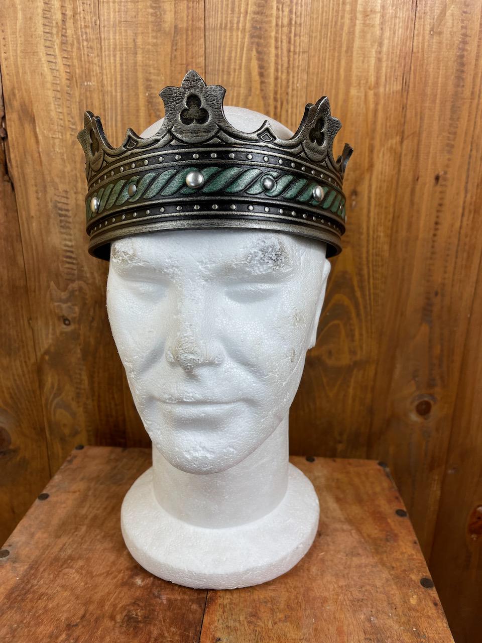 ARTHUR, KING or Queen crown  - handcrafted- perfect for Larp, cosplay, Renfair, Medieval events, cinema and theatre