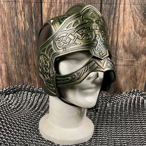 Wikinger Helm Helm mit Brille- handgefertigt- perfekt für Larp, Cosplay, Wikinger, Renfair, Kino und Theater