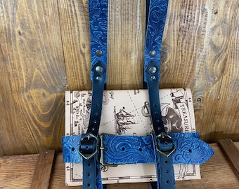 Leather belt BOOK HOLDER - perfect for LARP, Medieval events, Renfair, Cosplay, Cinema and theater
