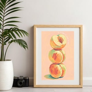 Call Me by Your Name Inspired Art Print – Is It Better to Speak or Die? | Peach Illustration | Literary Wall Art | DigitalDownload