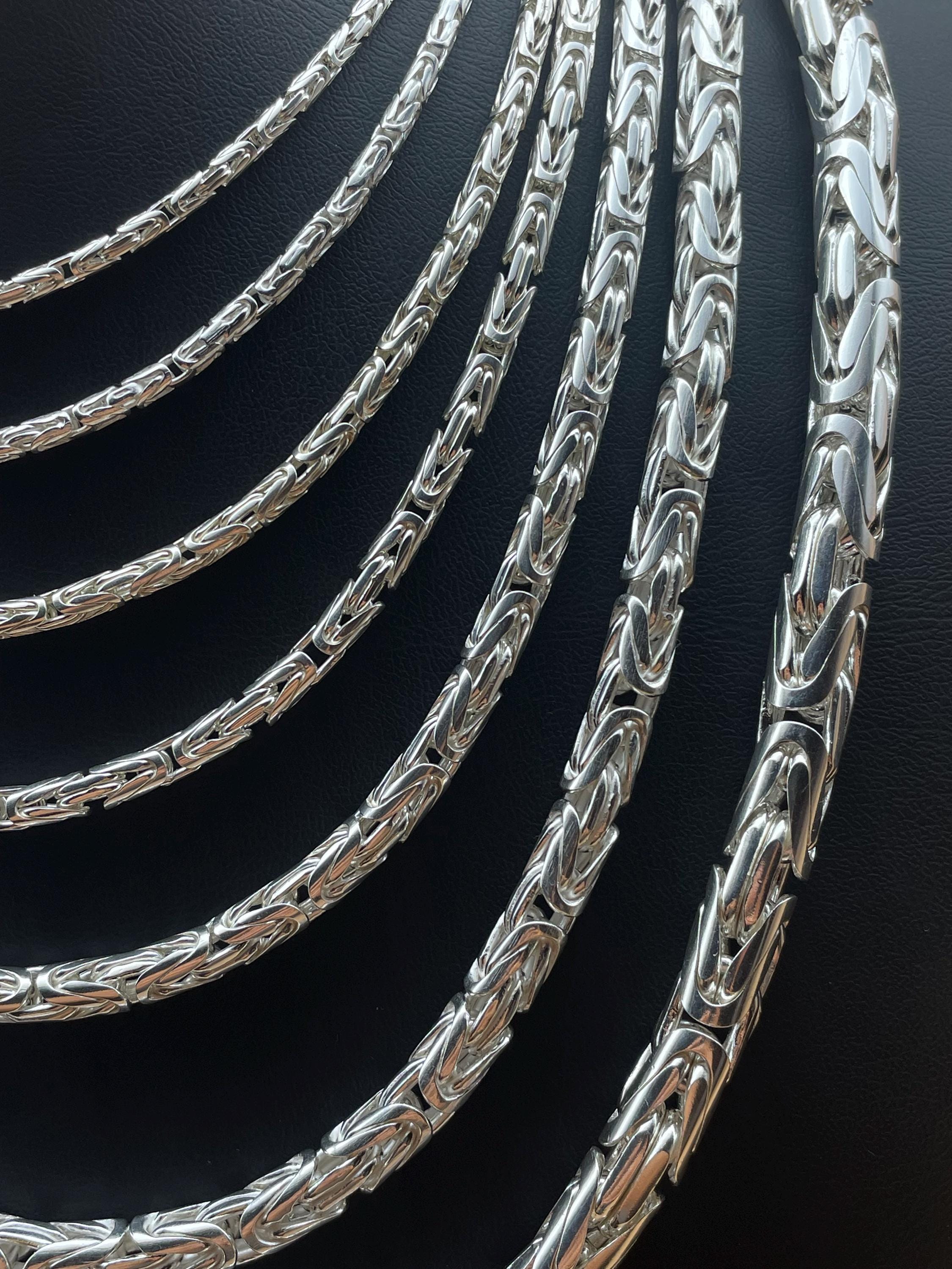 Collana Runa Vichinga Argento 925 per Uomo Donna, Ciondolo Lupo