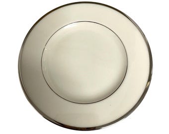 Lenox Montclair Bread & Butter Plate 6.25"  Ivory with Platinum Trim