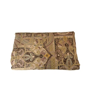 Vtg Ralph Lauren Bellosguardo  KING Duvet Cover Brown Beige Tapestry Paisley