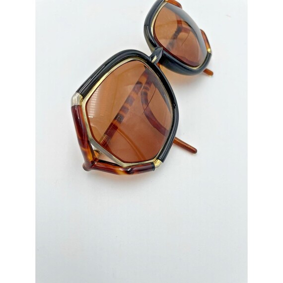 70s Vintage Ted Lapidus Oversized Tortoise Shell 