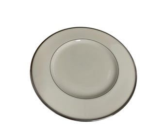 Lenox Montclair Salad Dessert Plate 8.25" Ivory Platinum Trim