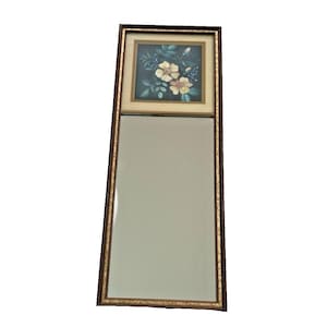 ビンテージ 花柄フレームの長方形ミラー Vintage Mirror Frame Flower - Etsy